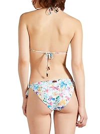 Happy Flowers String Bikini Top