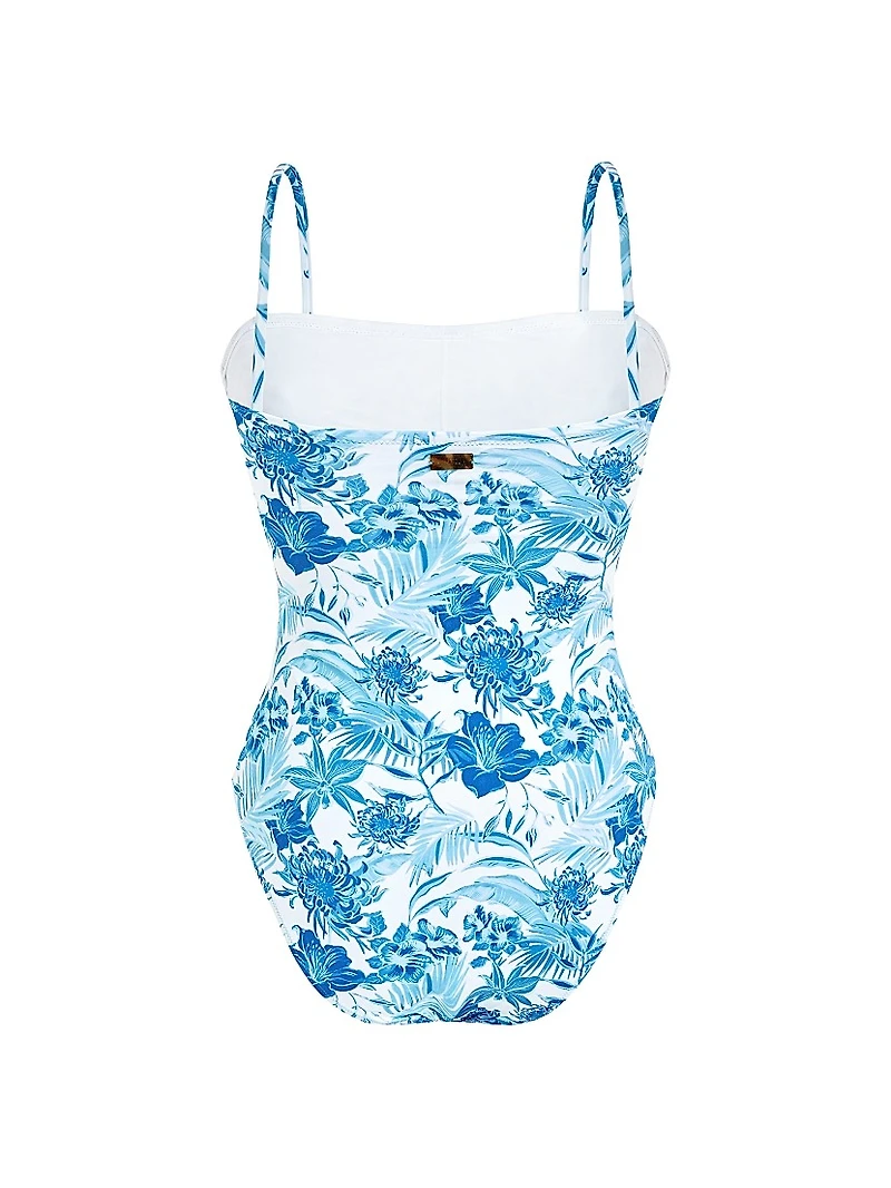Tahiti Flowers One-Piece Swimsuit