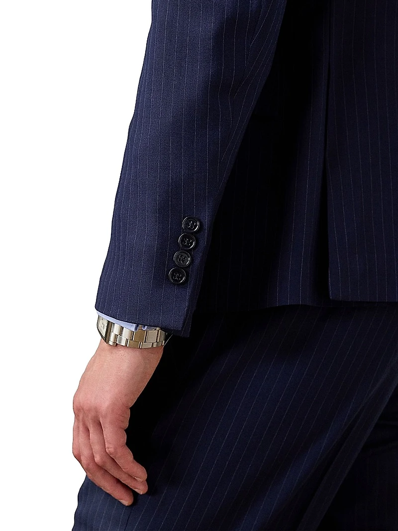 Wool Single-Breasted Suit