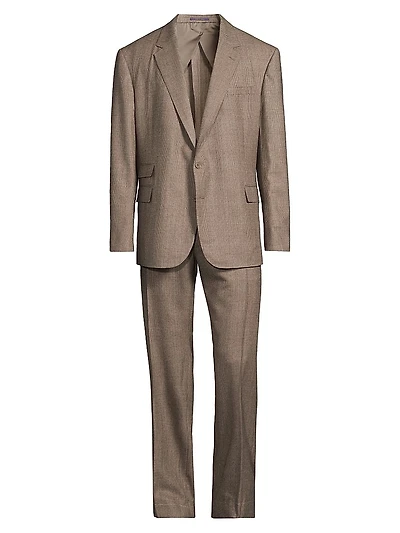 Kent Single-Breasted Wool-Cashmere Suit
