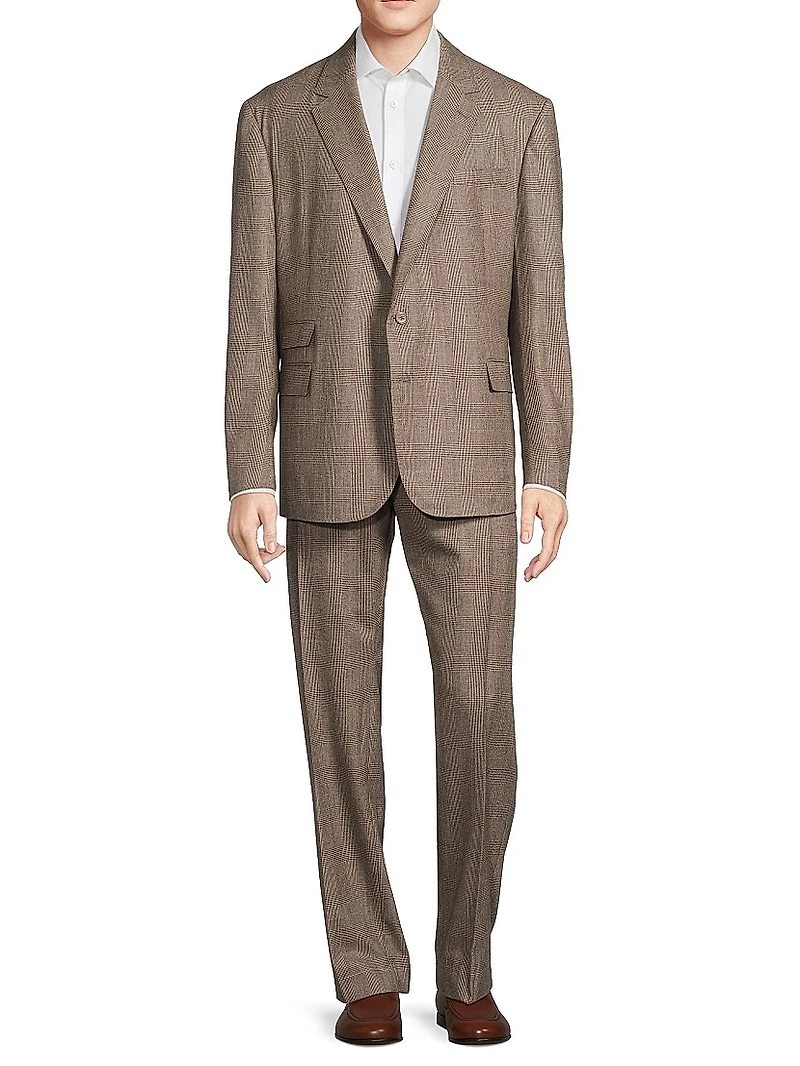 Kent Single-Breasted Wool-Cashmere Suit