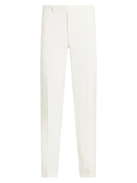 Gregory Silk & Linen-Blend Trousers