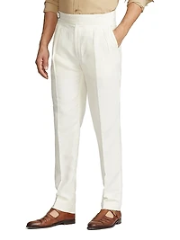 Gregory Silk & Linen-Blend Trousers