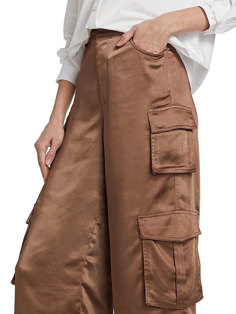 The Satin Cargo Pants