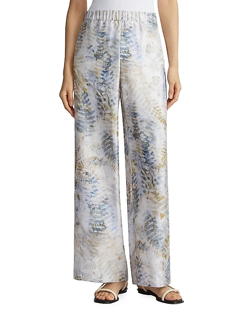 Riverside Elasticized Silk Pants