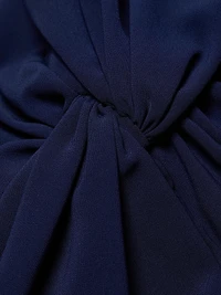 Jackie Twist-Front Cocktail Dress