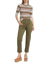 Arya Cotton-Blend Straight-Leg Cargo Pants