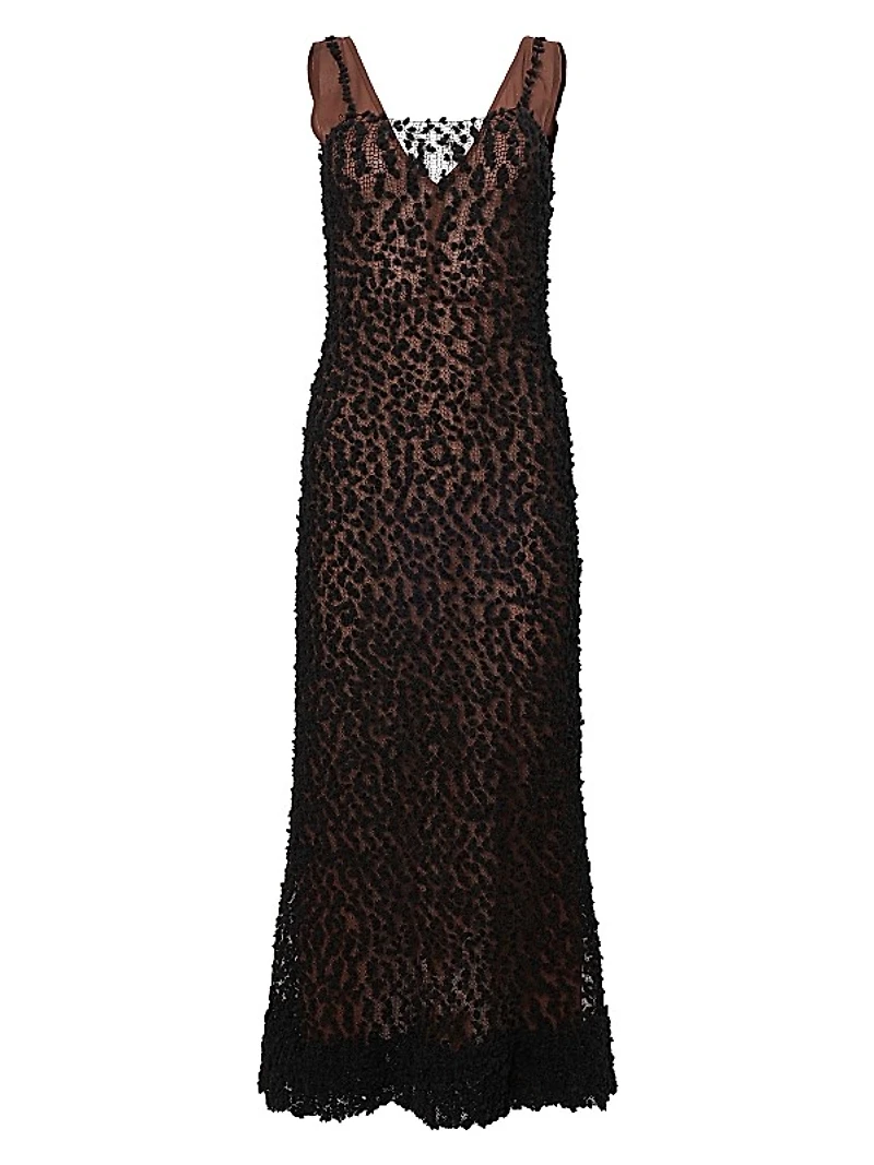 Rivette Wool & Silk Maxi Dress