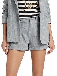 Parker Spacedye High-Rise Shorts
