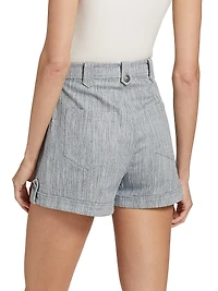 Parker Spacedye High-Rise Shorts