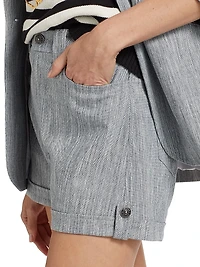 Parker Spacedye High-Rise Shorts