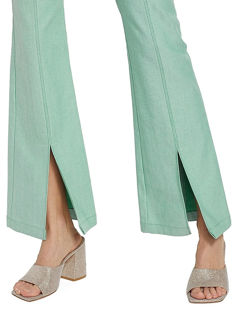Shanis Split-Hem Pants