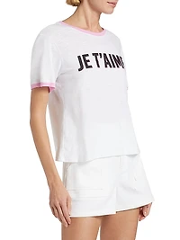 Je T'aime Two-Tone T-Shirt
