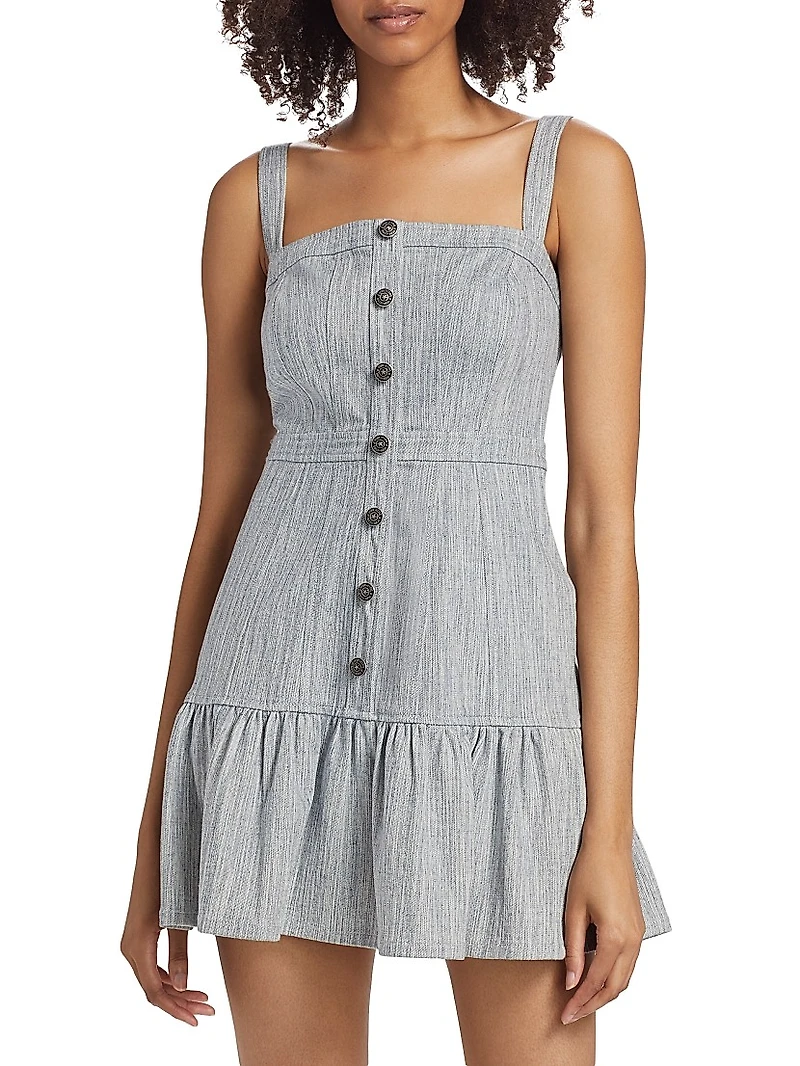 Mina Spacedye Buttoned Mindress