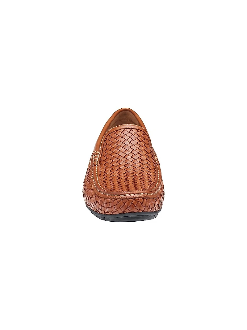Baldwin Woven Leather Driving Loafers