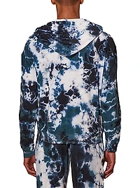 Jibe Tie-Dye Cotton Hoodie