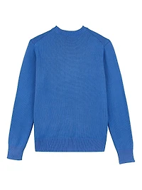 Rayol Logo Cotton-Blend Crewneck Sweater