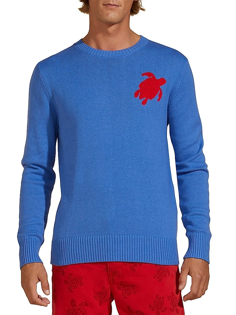 Rayol Logo Cotton-Blend Crewneck Sweater