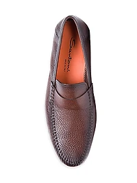 Paine Tumbled Leather Loafers