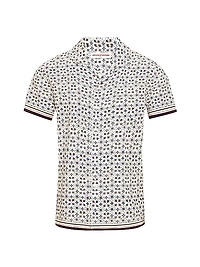 Hibbert Floral Linen & Cotton-Blend Camp Shirt