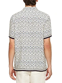 Hibbert Floral Linen & Cotton-Blend Camp Shirt