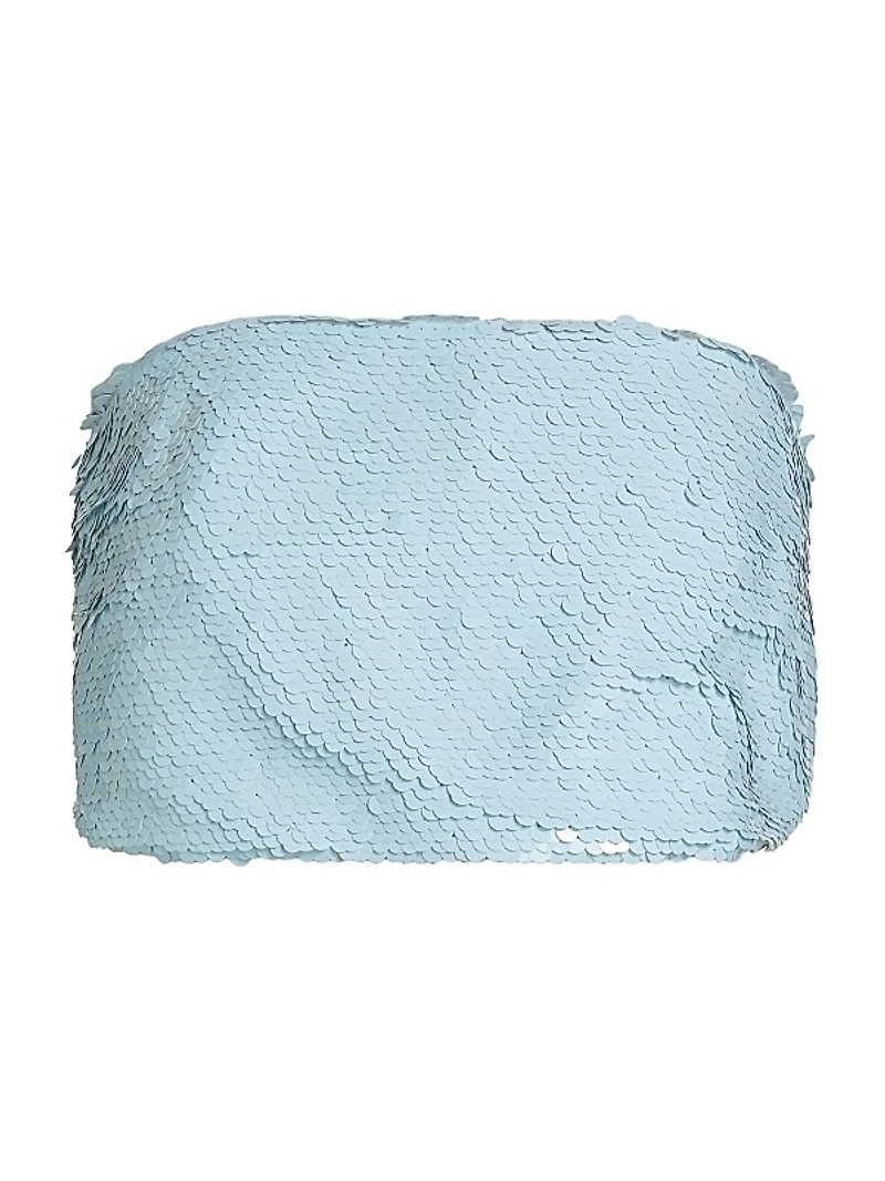 Jupiter Sequined Bandeau Top