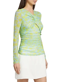 Aniya Ruched Jersey Top