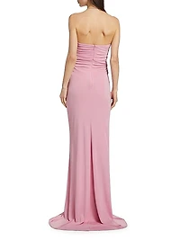 Jenna Strapless Ruffled Gown