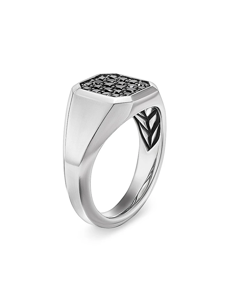 Streamline Signet Ring Sterling Silver