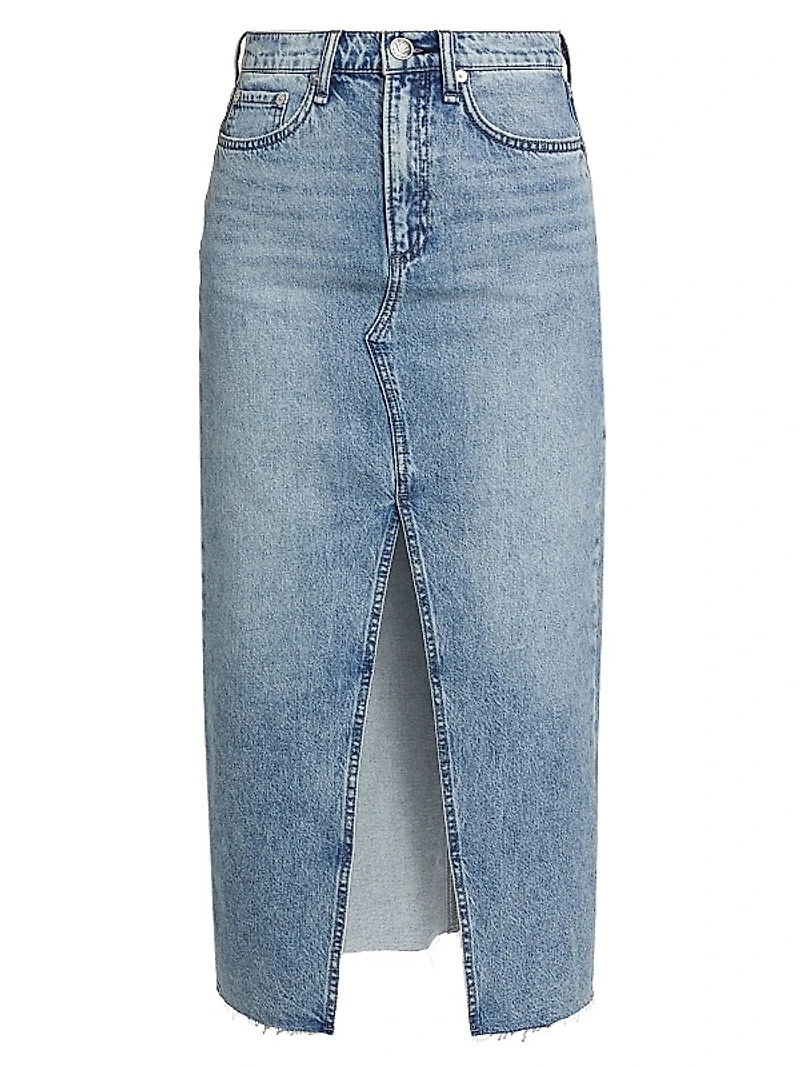 Clara Five-Pocket Midi-Skirt