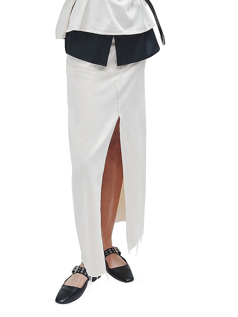 Avery Denim Maxi Skirt