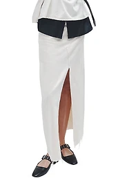 Avery Denim Maxi Skirt