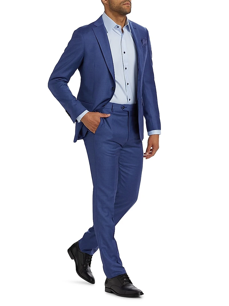 COLLECTION Nested Wool Suit