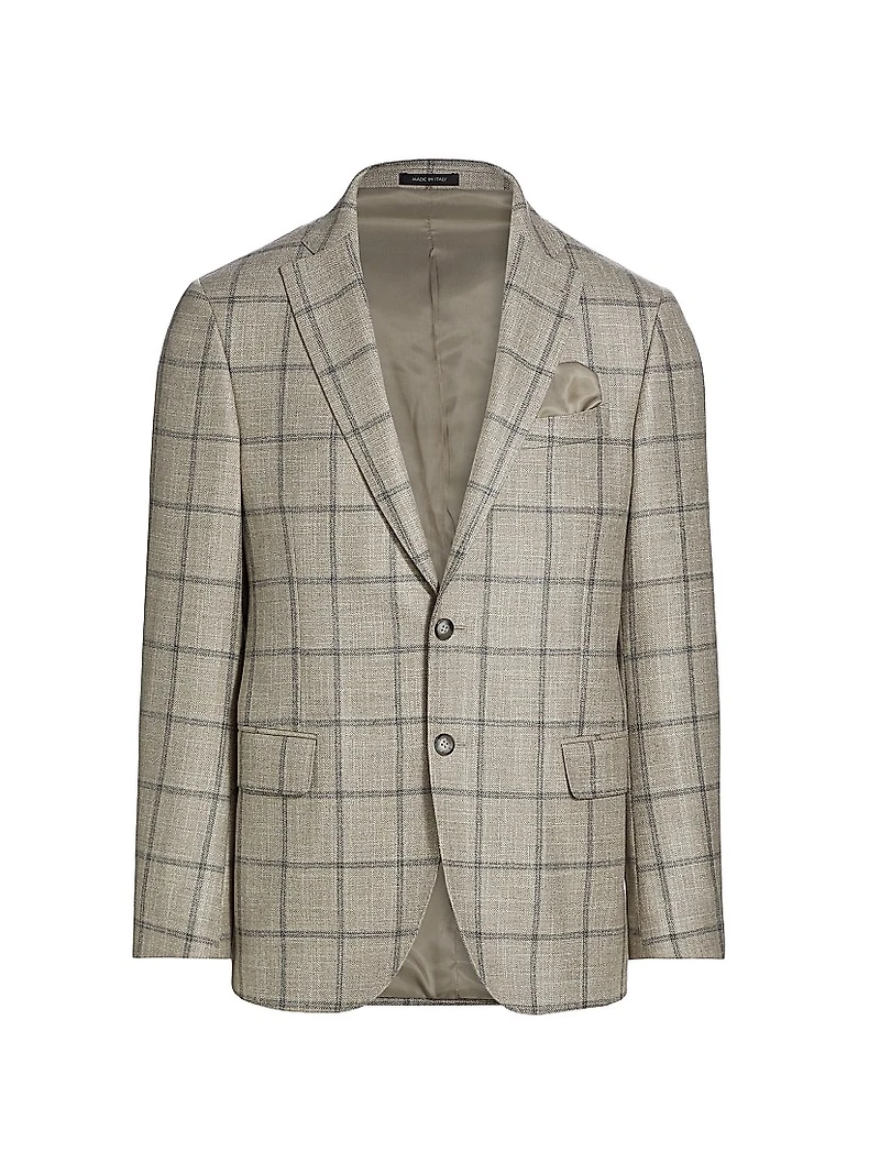 COLLECTION Plaid Wool-Blend Sportcoat