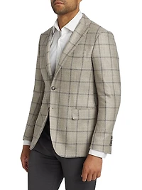COLLECTION Plaid Wool-Blend Sportcoat