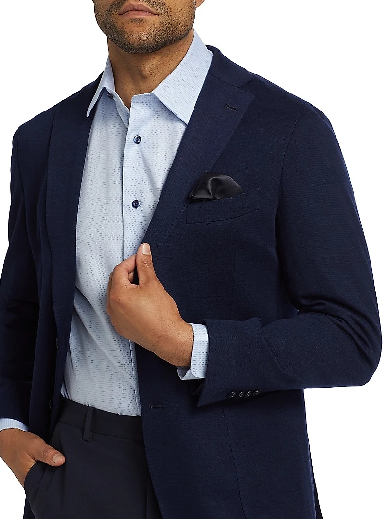COLLECTION Wool Compact Knit Sport Coat