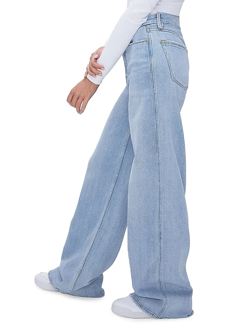 Good Skate Mid-Rise Straight Jeans