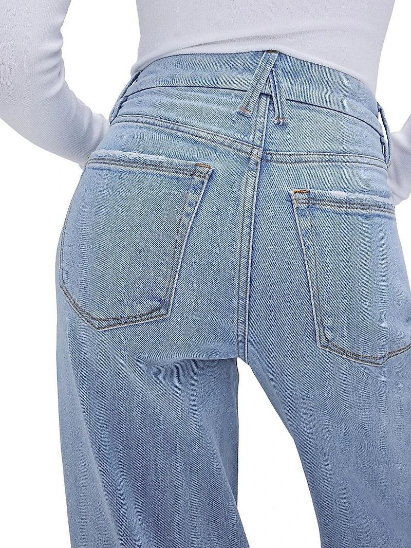 Good Skate Mid-Rise Straight Jeans