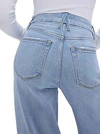 Good Skate Mid-Rise Straight Jeans