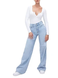 Good Skate Mid-Rise Straight Jeans