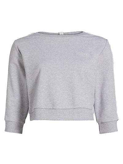 Mos Under Donna-Velmar Crewneck Crop Sweatshirt