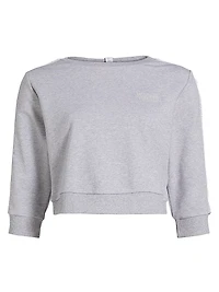 Mos Under Donna-Velmar Crewneck Crop Sweatshirt