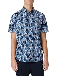 Jackson Abstract-Print Short-Sleeve Shirt