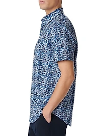 Jackson Abstract-Print Short-Sleeve Shirt