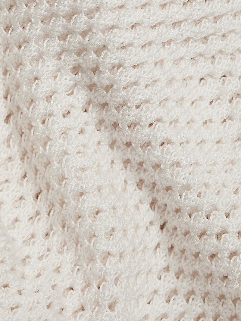 Zera Cotton V-Neck Maxi Sweaterdress