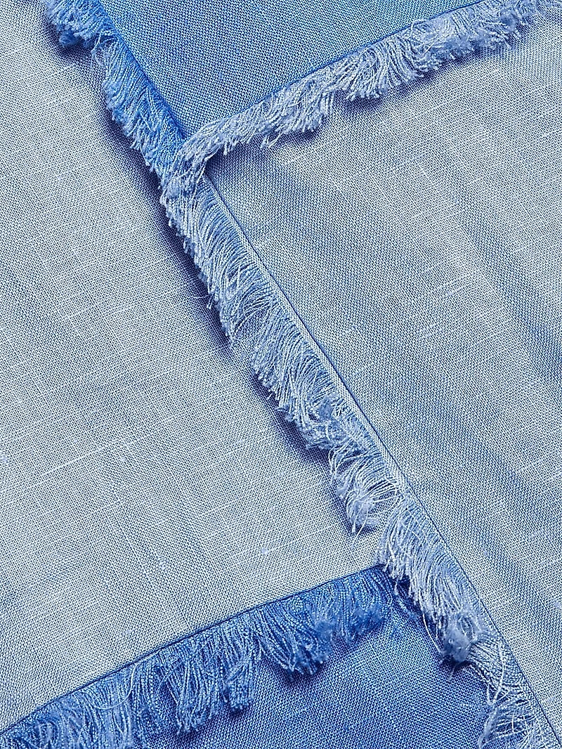 Thalassa Patchwork Linen Handkerchief Dress