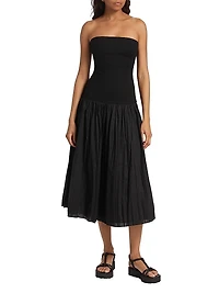 Jaxon Strapless Drop-Waist Dress