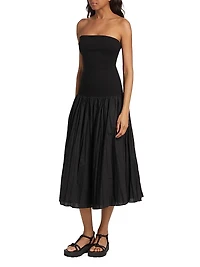Jaxon Strapless Drop-Waist Dress