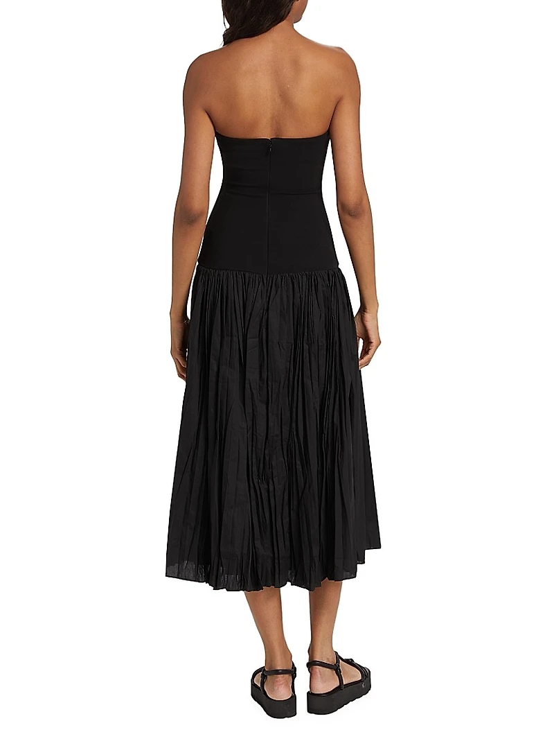 Jaxon Strapless Drop-Waist Dress