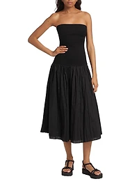 Jaxon Strapless Drop-Waist Dress